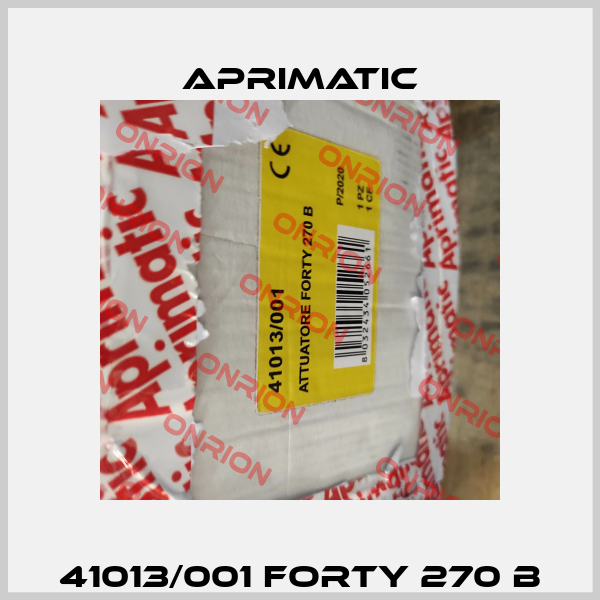 41013/001 Forty 270 B Aprimatic