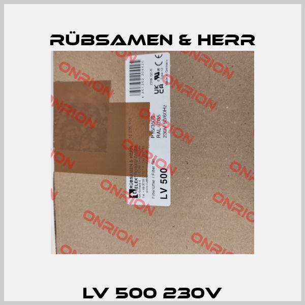 LV 500 230V Rübsamen & Herr