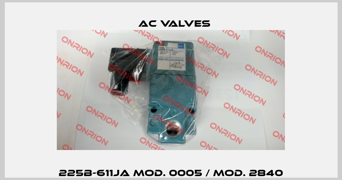 225B-611JA Mod. 0005 / Mod. 2840 МAC Valves
